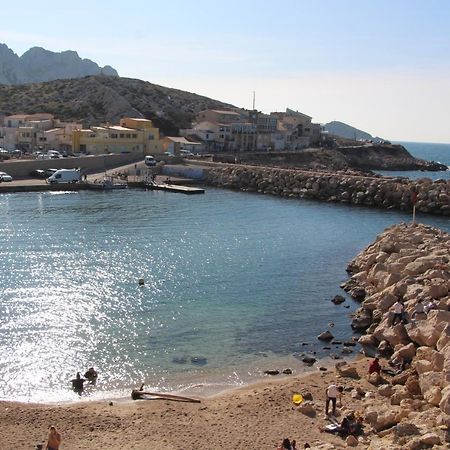 Charmant Cabanon Aux Goudes A Marseille Avec Vue Mer Luaran gambar